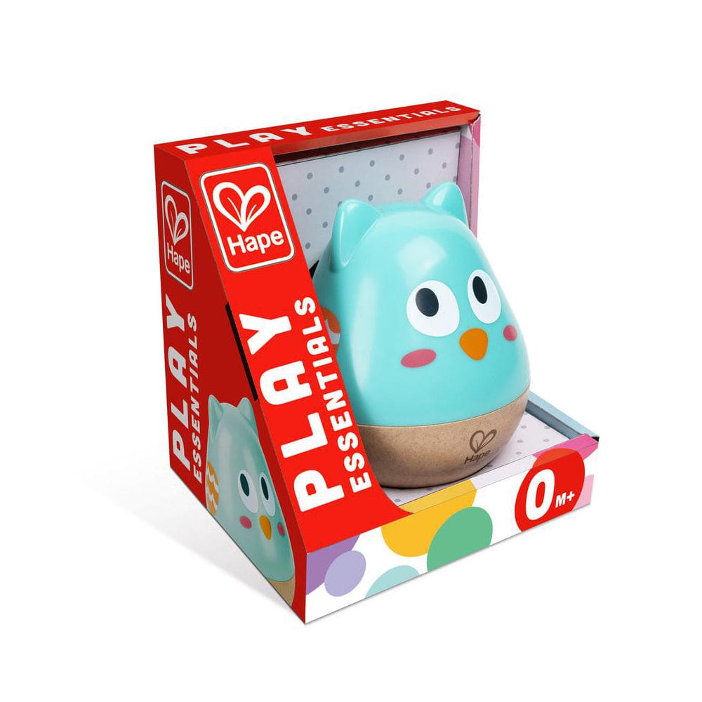 Hape Toys Owl Musical Wobbler / Blue