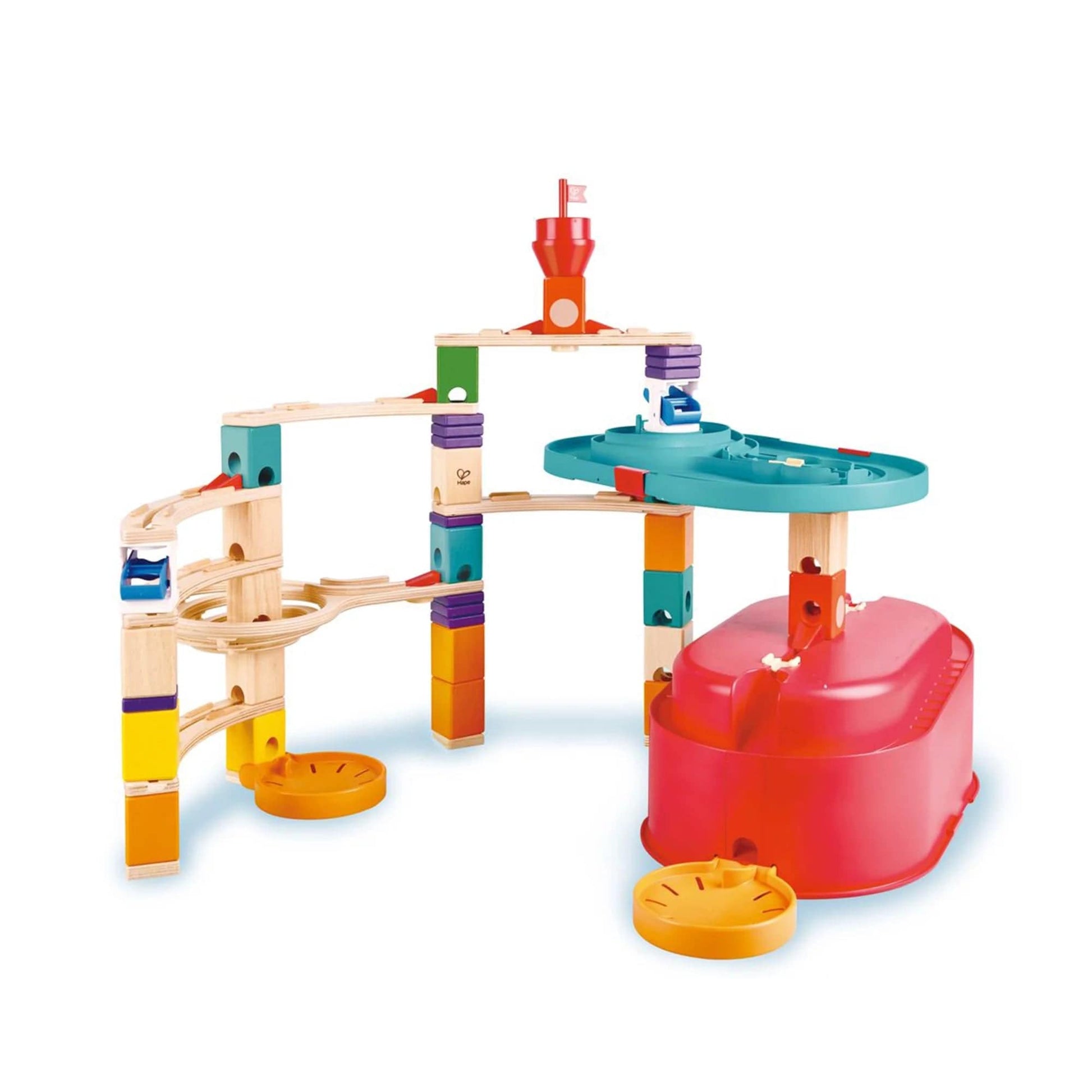 Hape Toys Quadrilla Stack Track Bucket Set