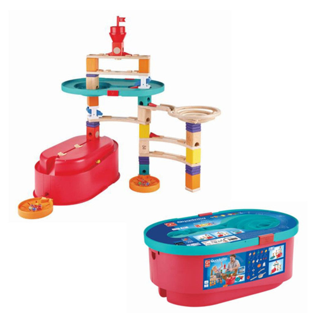 Hape Toys Quadrilla Stack Track Bucket Set