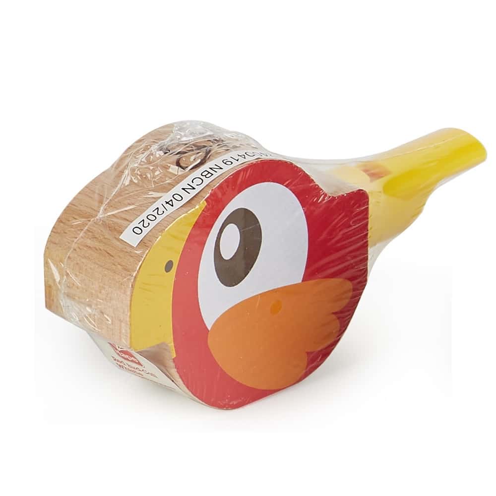 Hape Toys Red Bird-Call Whistle