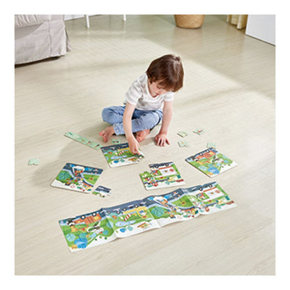 Hape Toys Rescue Vehicles Puzzle ( 80 x 20cm)