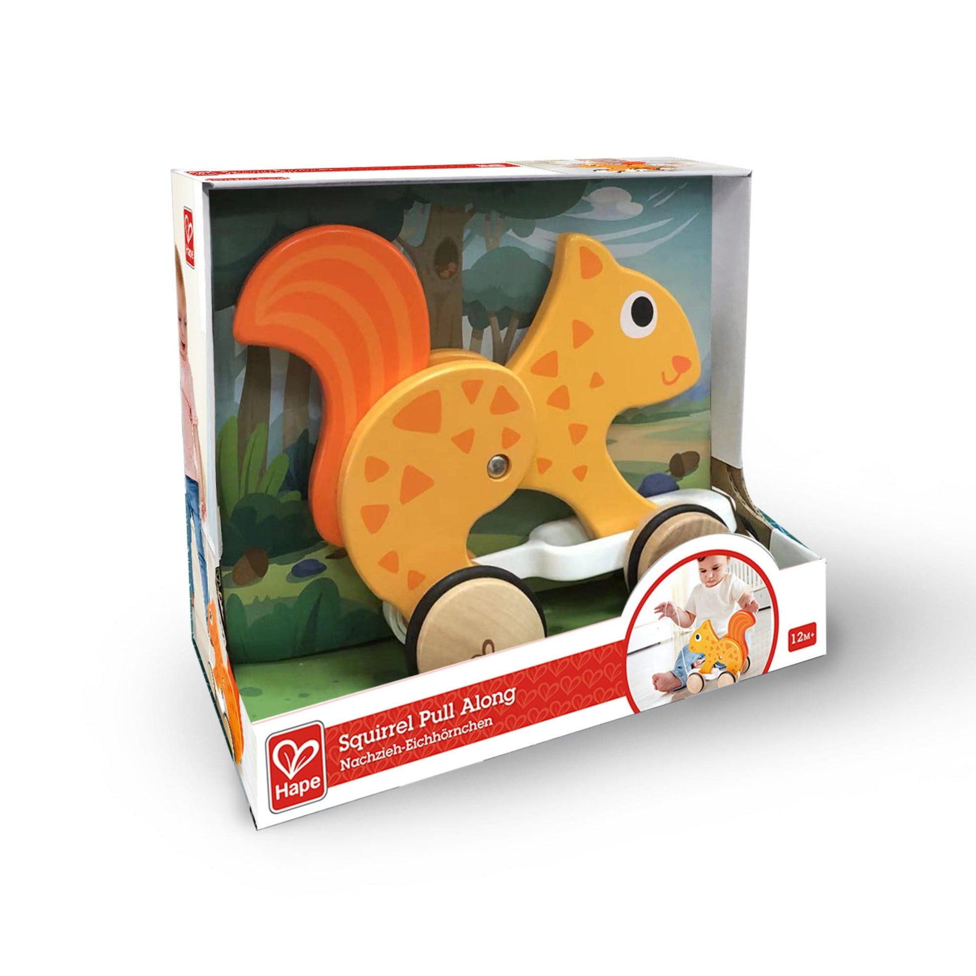 Hape Toys Squirrel Pull Along