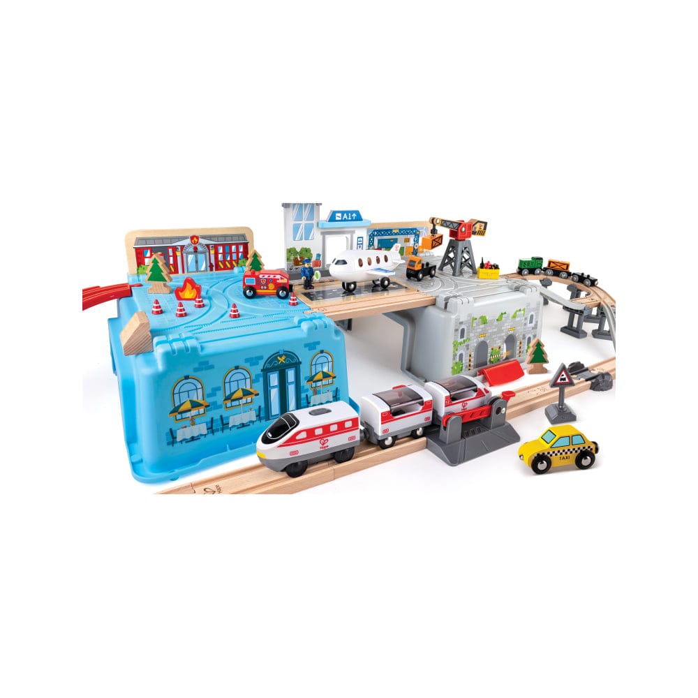 Hape Toys Super Cityscape Transport Bucket Set