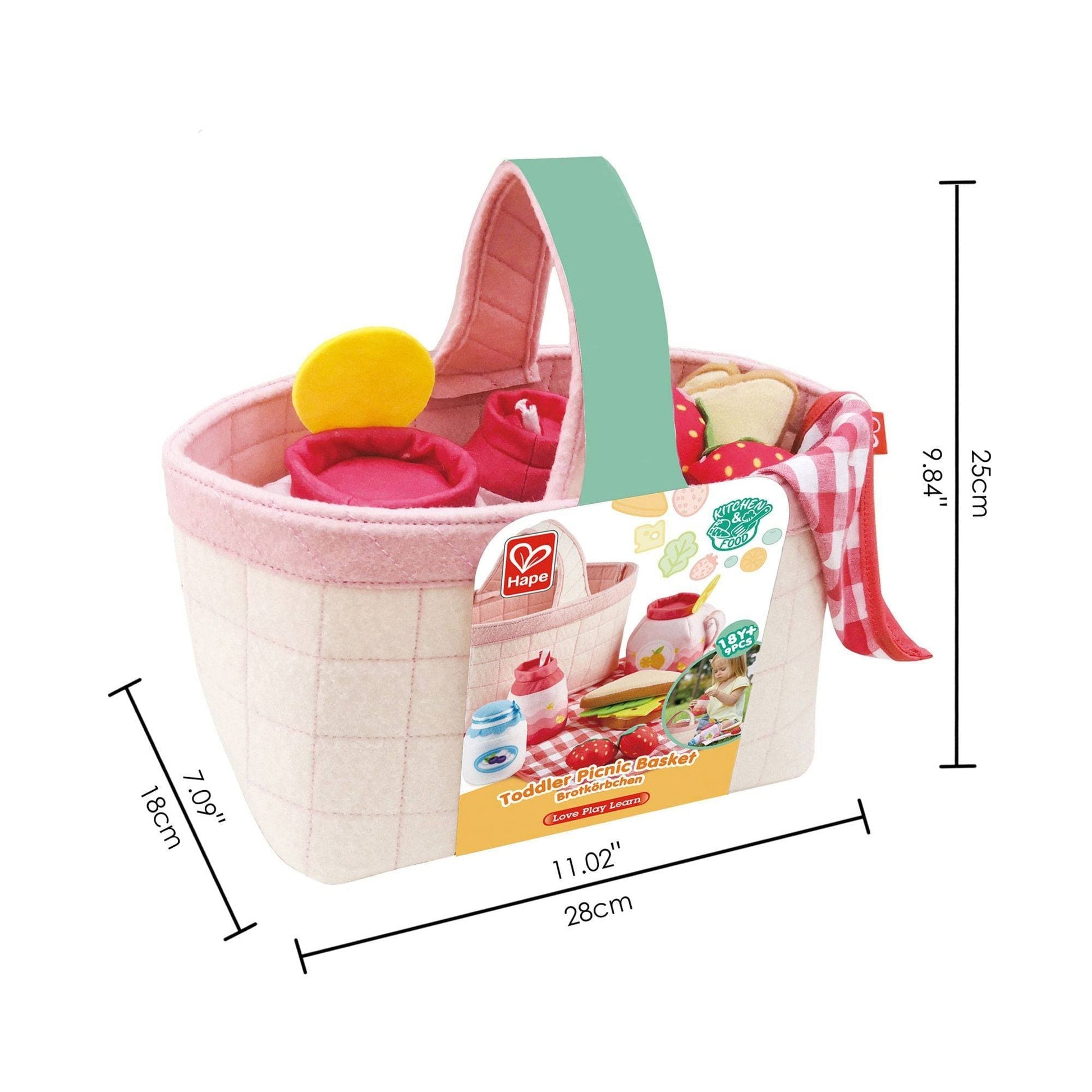 Hape Toys Toddler Picnic Basket