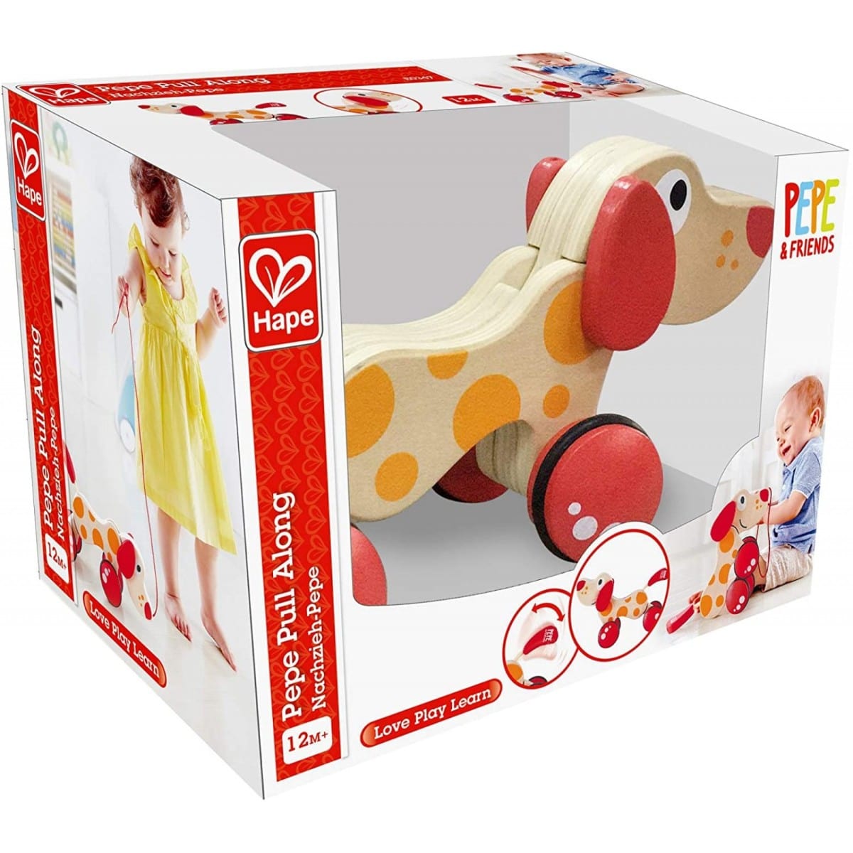 Hape Toys Walk-A-Long Puppy / FSC