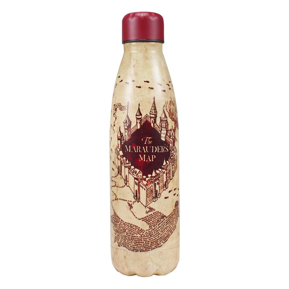 Half Moon Bay - Water Bottle Metal (500ml) - Harry Potter (Marauders Map)