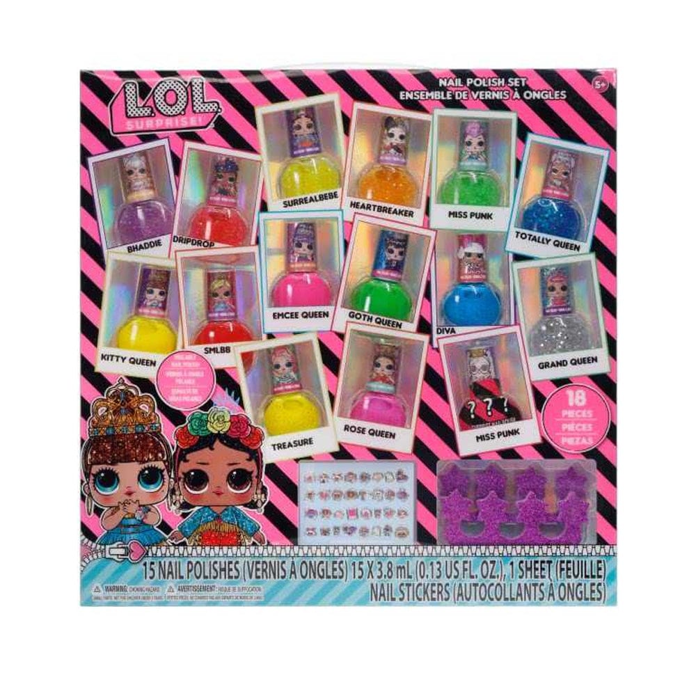 Hatim Toys 15 Pk Nail Polish Set With Nail Accessories