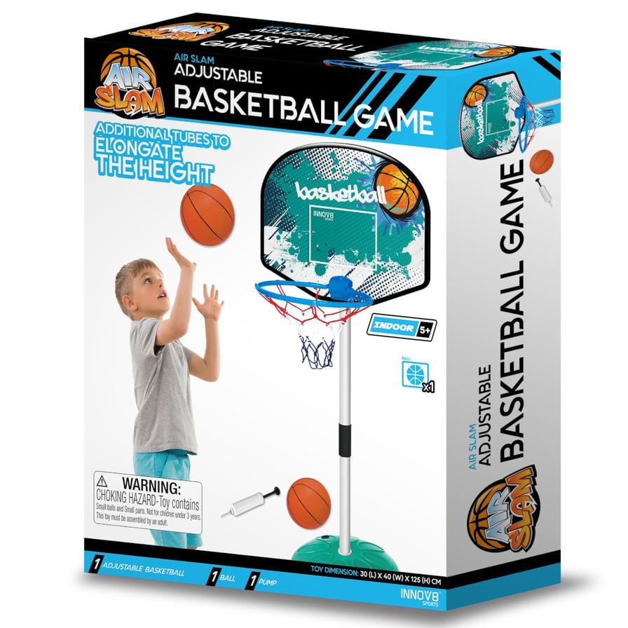 Hatim Toys Adjustable Basketball Set