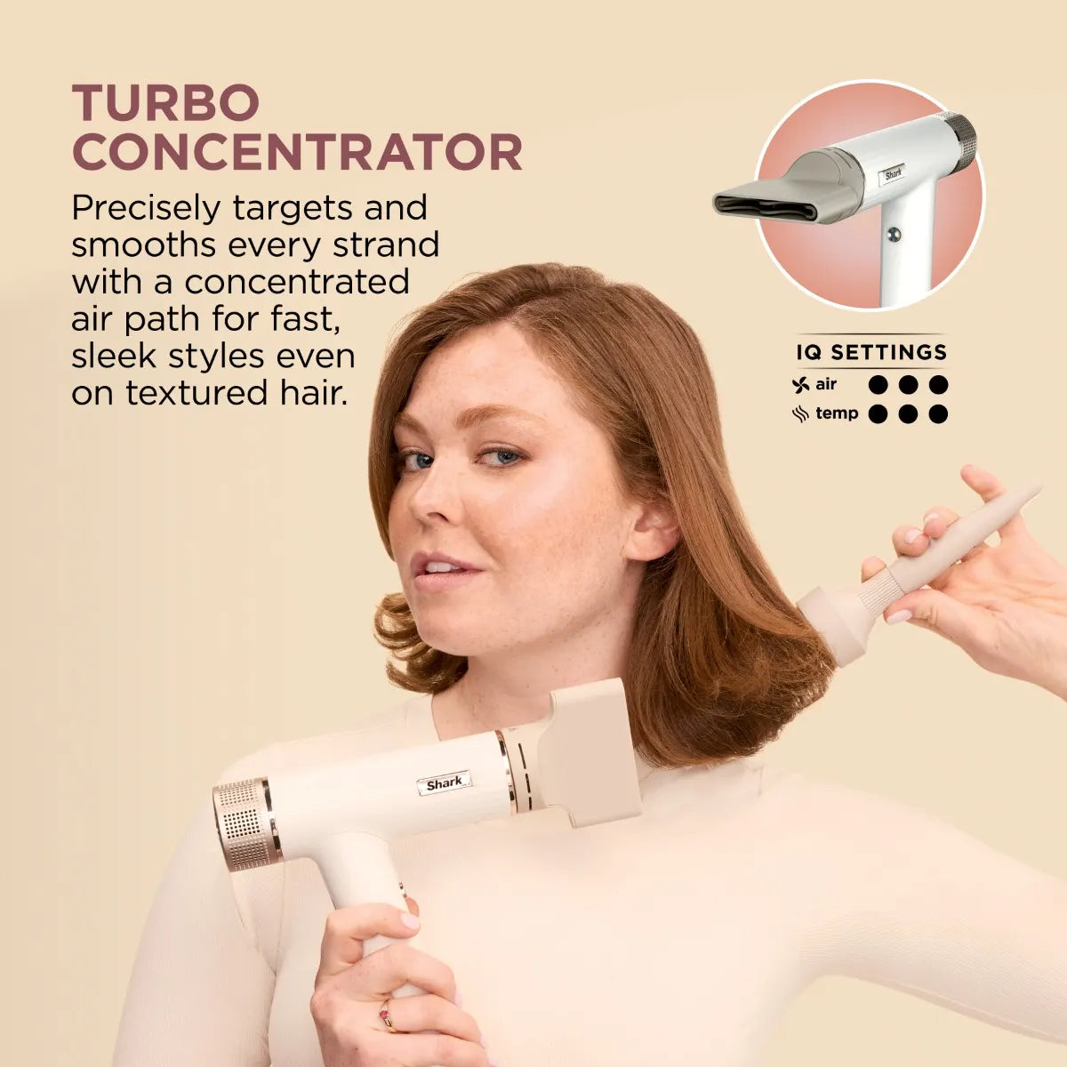 Shark SpeedStyle Finisher & High-Velocity Hair Dryer HD352ME