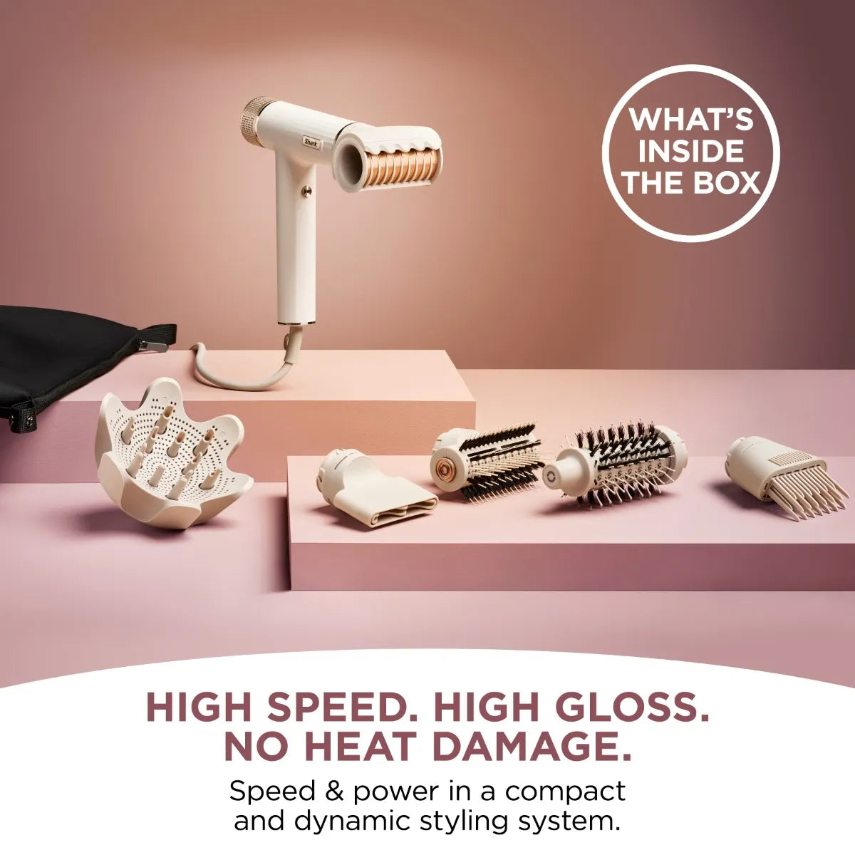 Shark SpeedStyle Finisher & High-Velocity Hair Dryer HD352ME