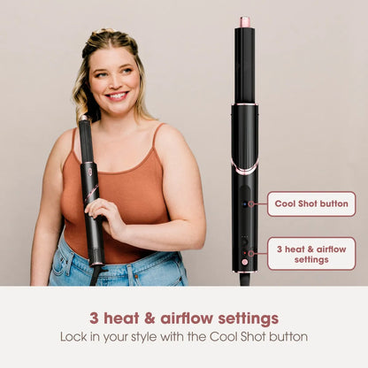 Shark FlexStyle 5-in-1 Air Styler & Hair Dryer HD440ME - Black/Rose Gold