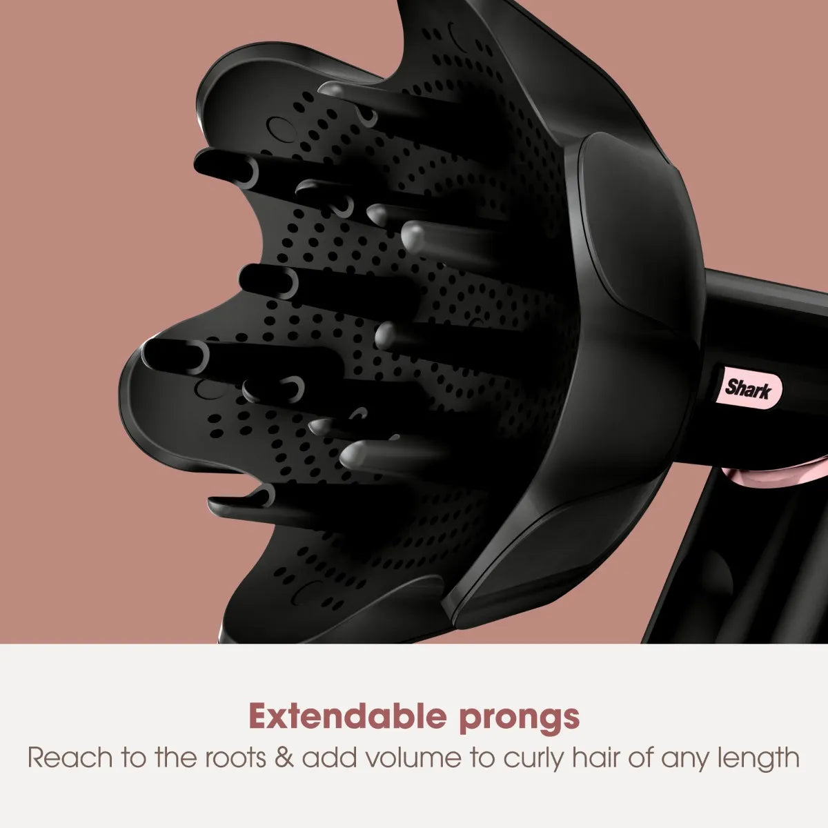 Shark FlexStyle 5-in-1 Air Styler & Hair Dryer HD440ME - Black/Rose Gold