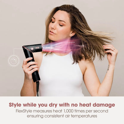 Shark FlexStyle 5-in-1 Air Styler & Hair Dryer HD440ME - Black/Rose Gold