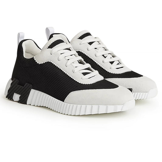 Hermes Bouncing Sneaker "Black/White"
