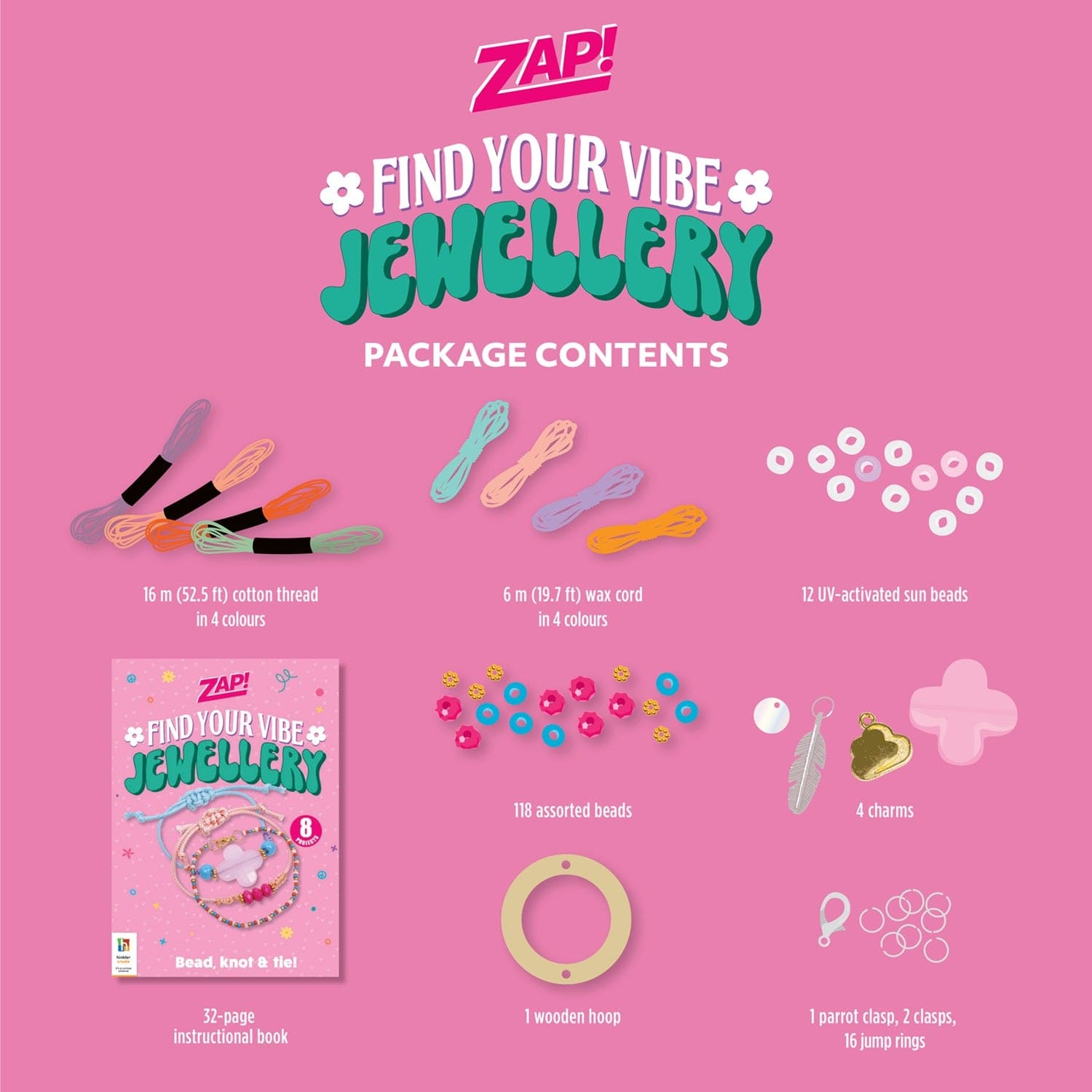 Hinkler Toys Hinkler Zap! Find Your Vibe Jewellery