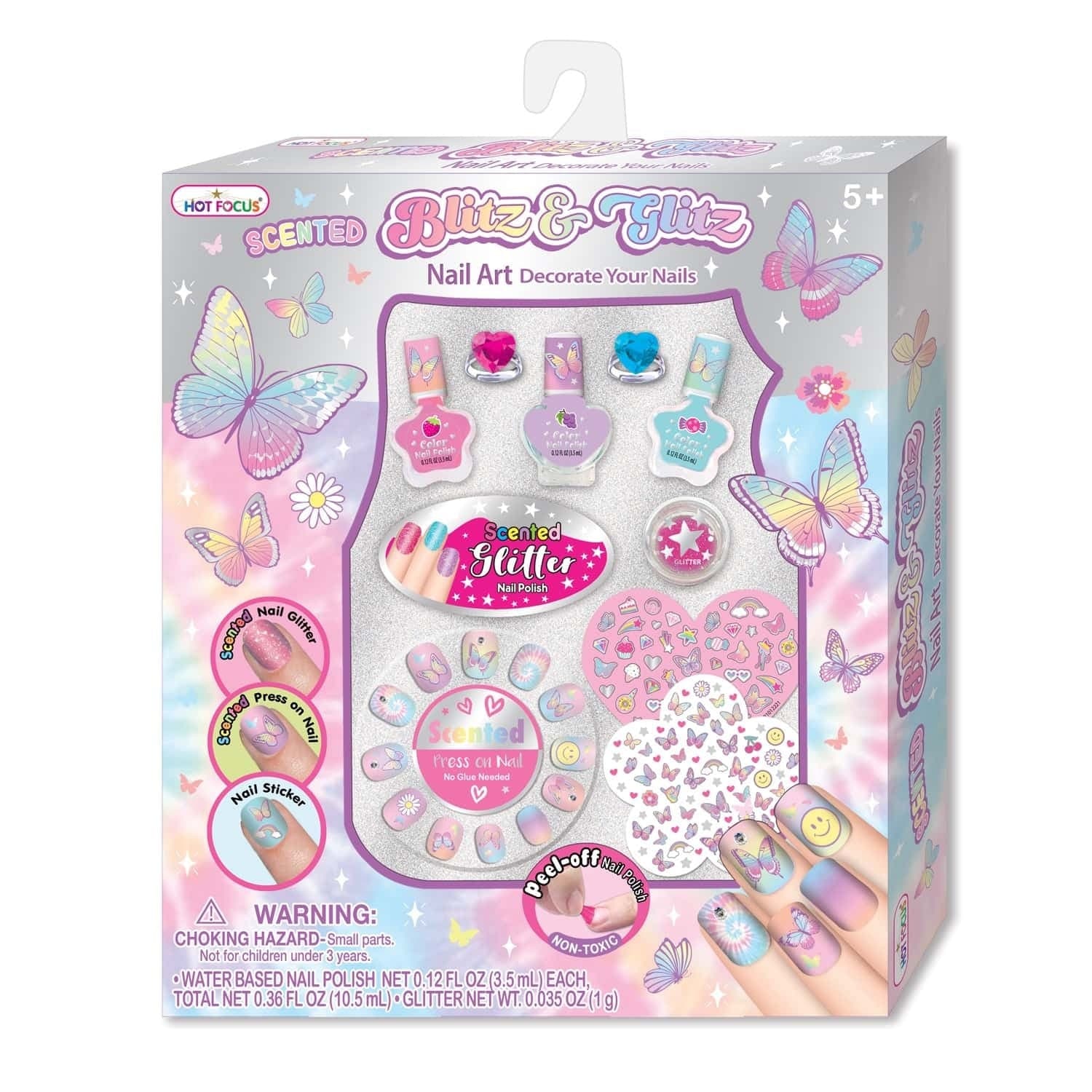 Hot Focus Beauty Hot Focus Blitz & Glitz Nail Art