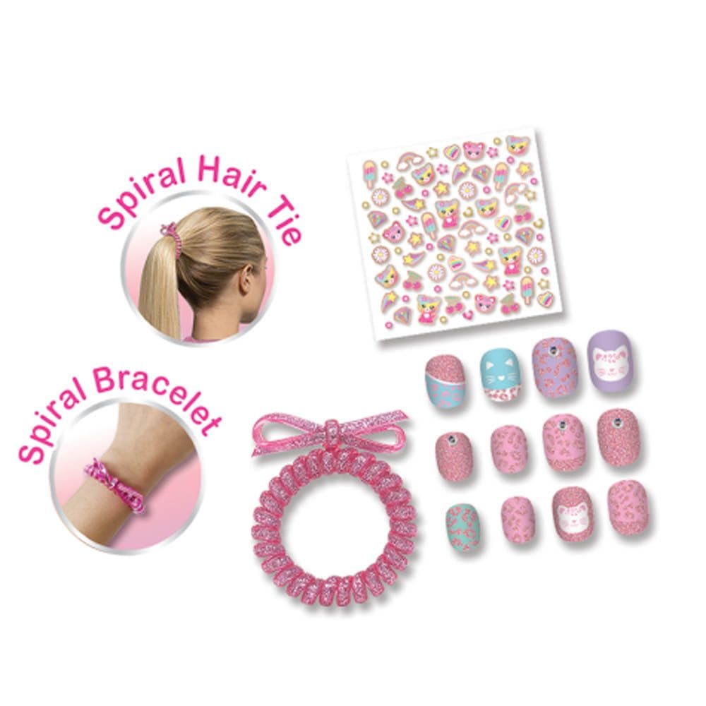 Hot Focus Beauty Hot Focus Leopard Pop Nail Glitz