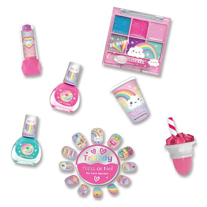 Hot Focus Beauty Hot Focus Rainbow Carryall Cosmetic Set