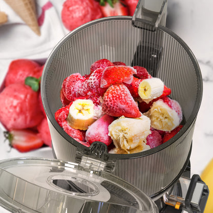 Kuvings AUTO10S Hands-Free Slow Juicer, Matte Light Silver