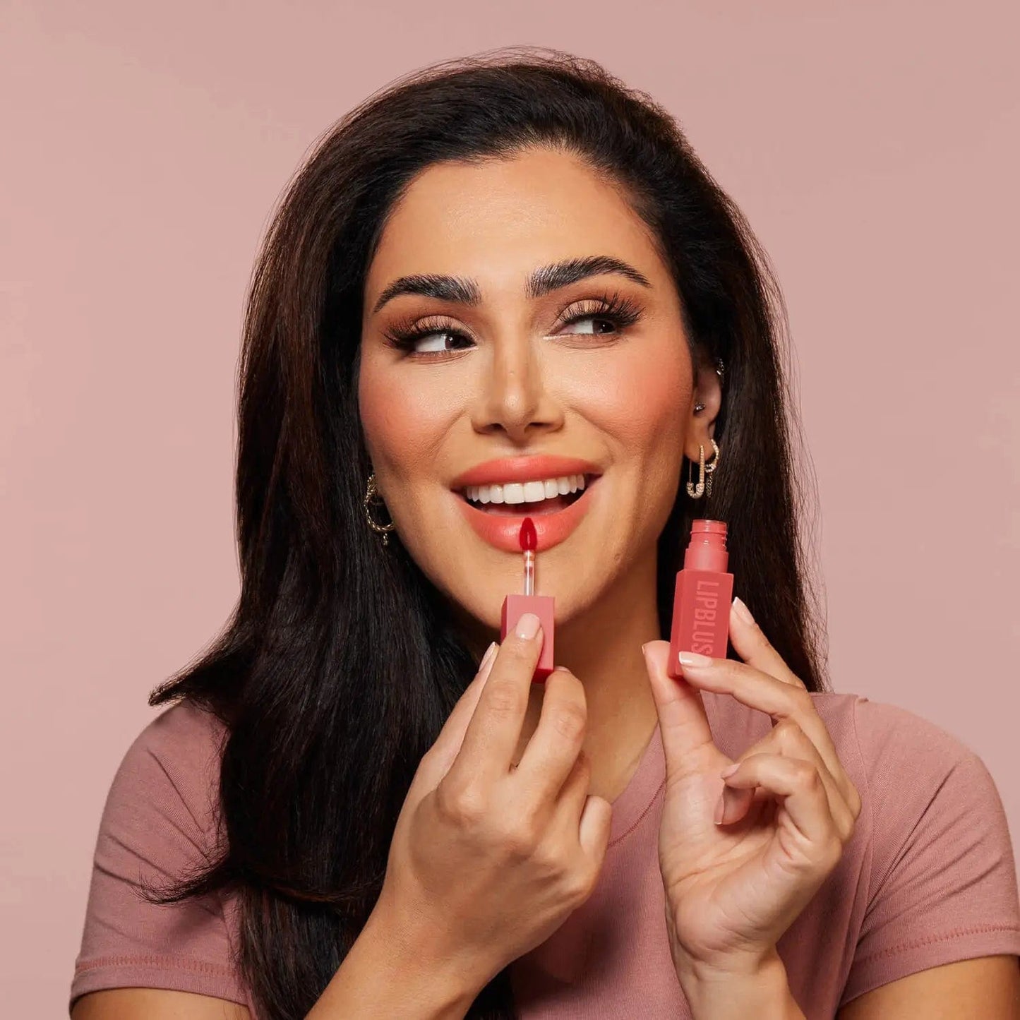 Huda Beauty Beauty Lip Blush Creamy Lip & Cheek Stain 6ml - Coral Kiss