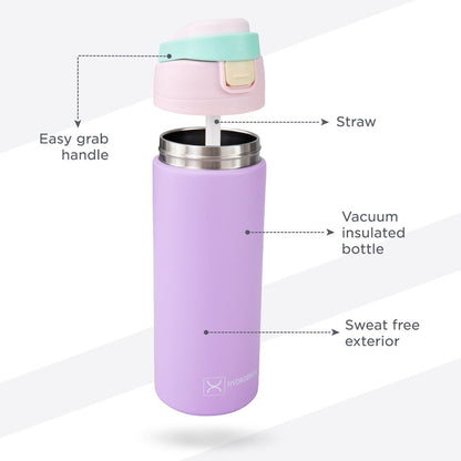 Hydrobrew - Sip Switch Stainless Steel Insulated Water Bottle - 720 ml