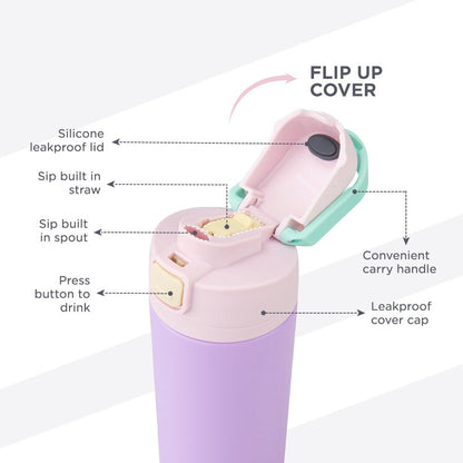 Hydrobrew - Sip Switch Stainless Steel Insulated Water Bottle - 720 ml
