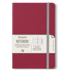 if Bookaroo Notebook - A5 Journal - dark red