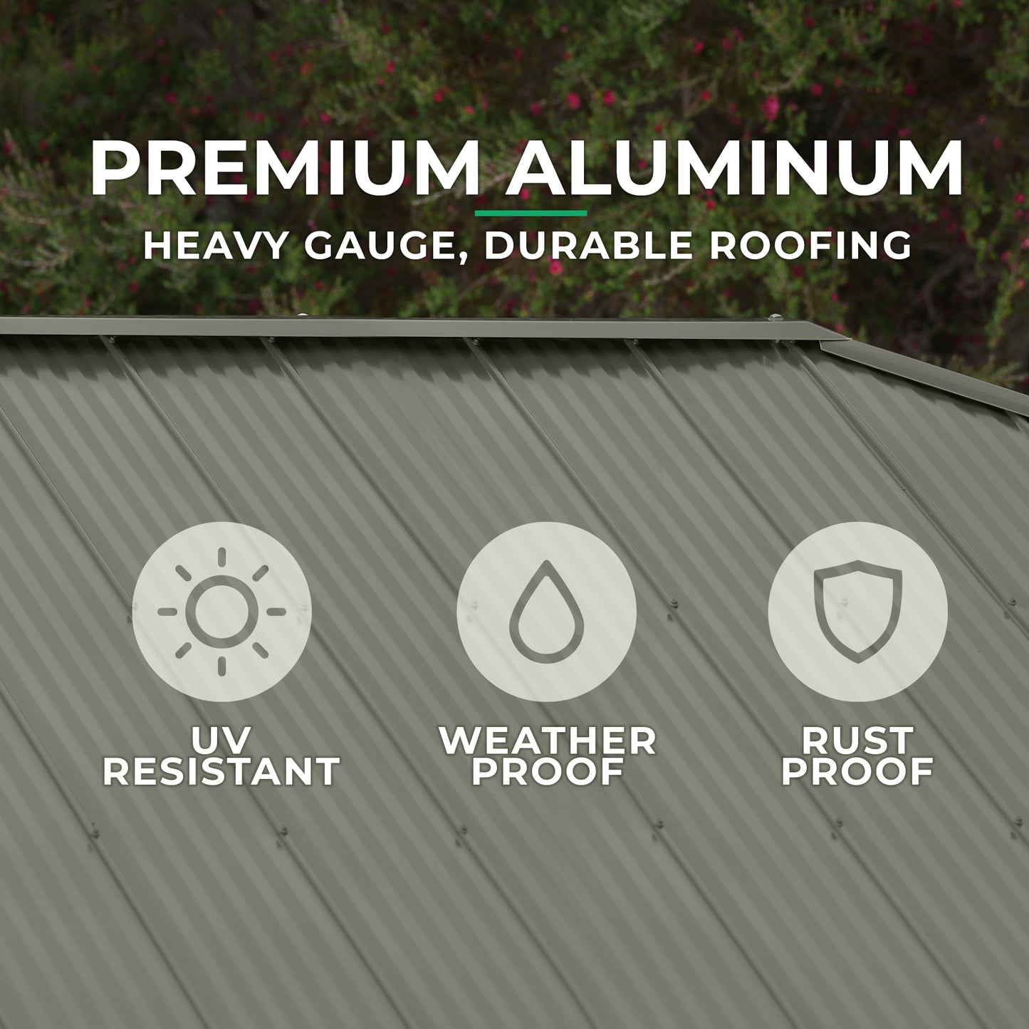 Yardistry 12x12 ft. Wood Gazebo with Aluminum Roof