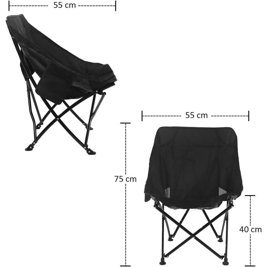 Yatai Portable Folding Camping Chair With storage pocket