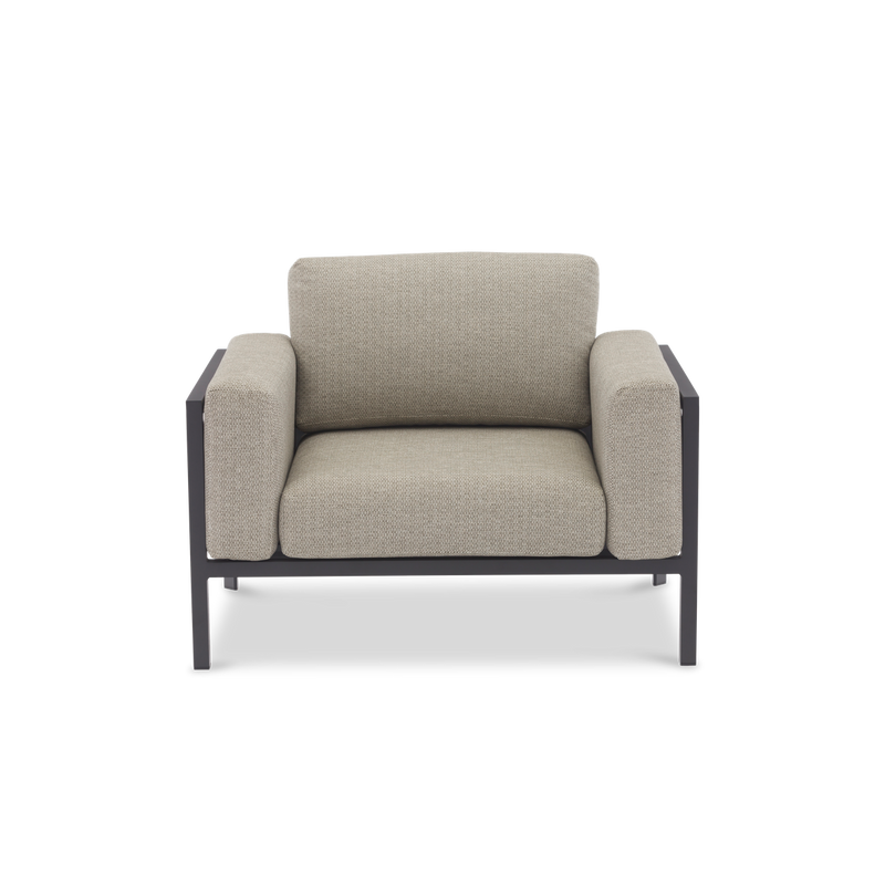 Reef Charcoal 1-seater Sofa