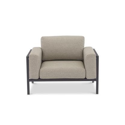 Reef Charcoal 1-seater Sofa