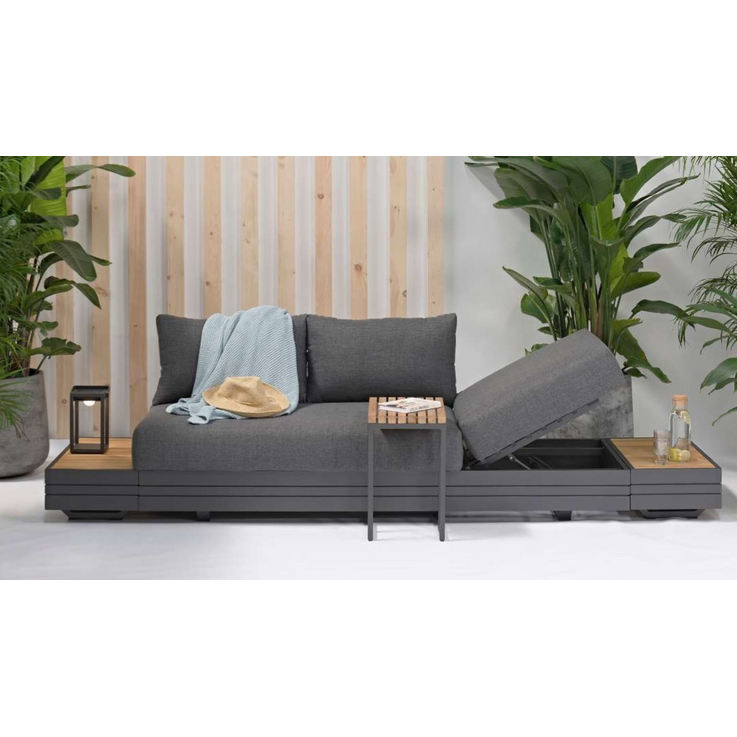 Largo Charcoal 3 seater Sofa