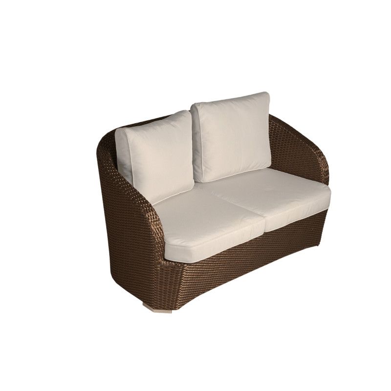 4-seater Sofa Aluminum Frame covered in Synthetic Rattan with Coffee Table