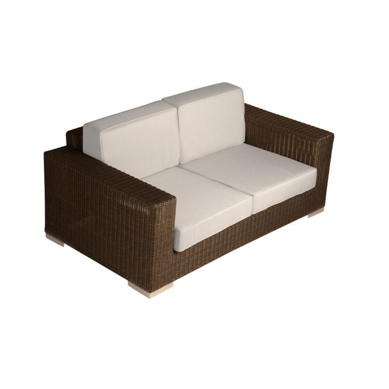 4 seater Sofa Set Aluminum Frame covered in Sythenic Rattan with Coffee and Corner Table