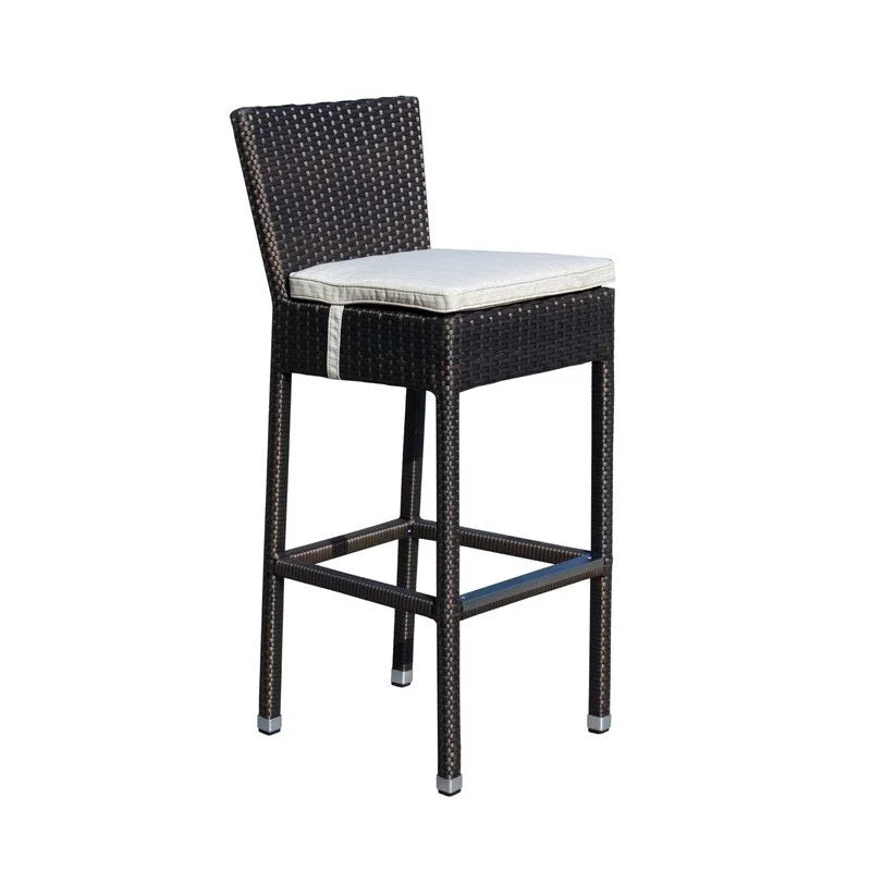 2 Seater Square Bar Table with 2 Bar Stools