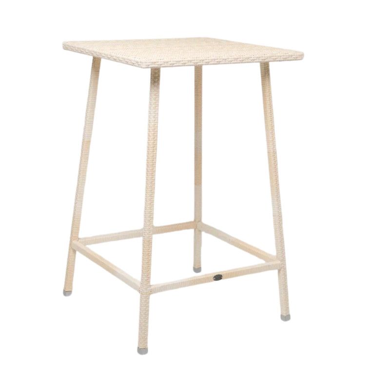 2 Seater Square Bar Table with 2 Bar Stools