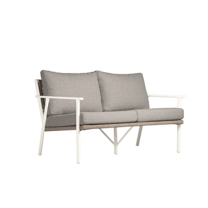 Dubai White 2-Seater Sofa