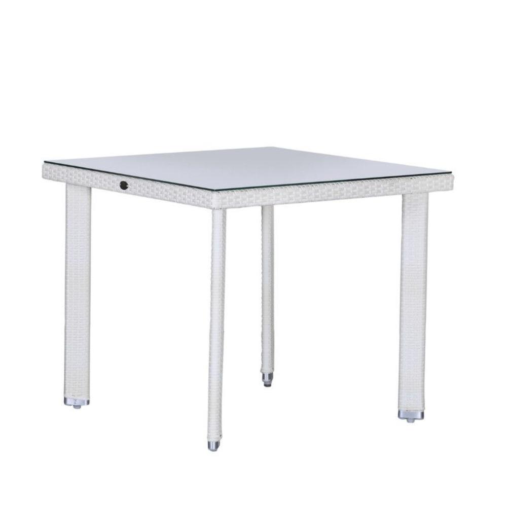 Nice White Square Small Dining Table