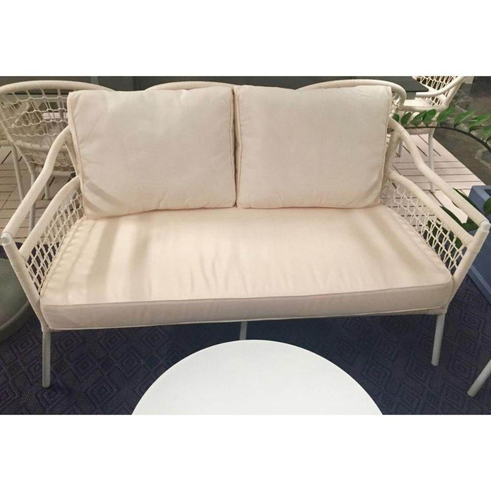 Sardinia White 2- Seater Sofa