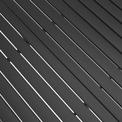 5 Piece Garden Dining Set Textilene and Steel