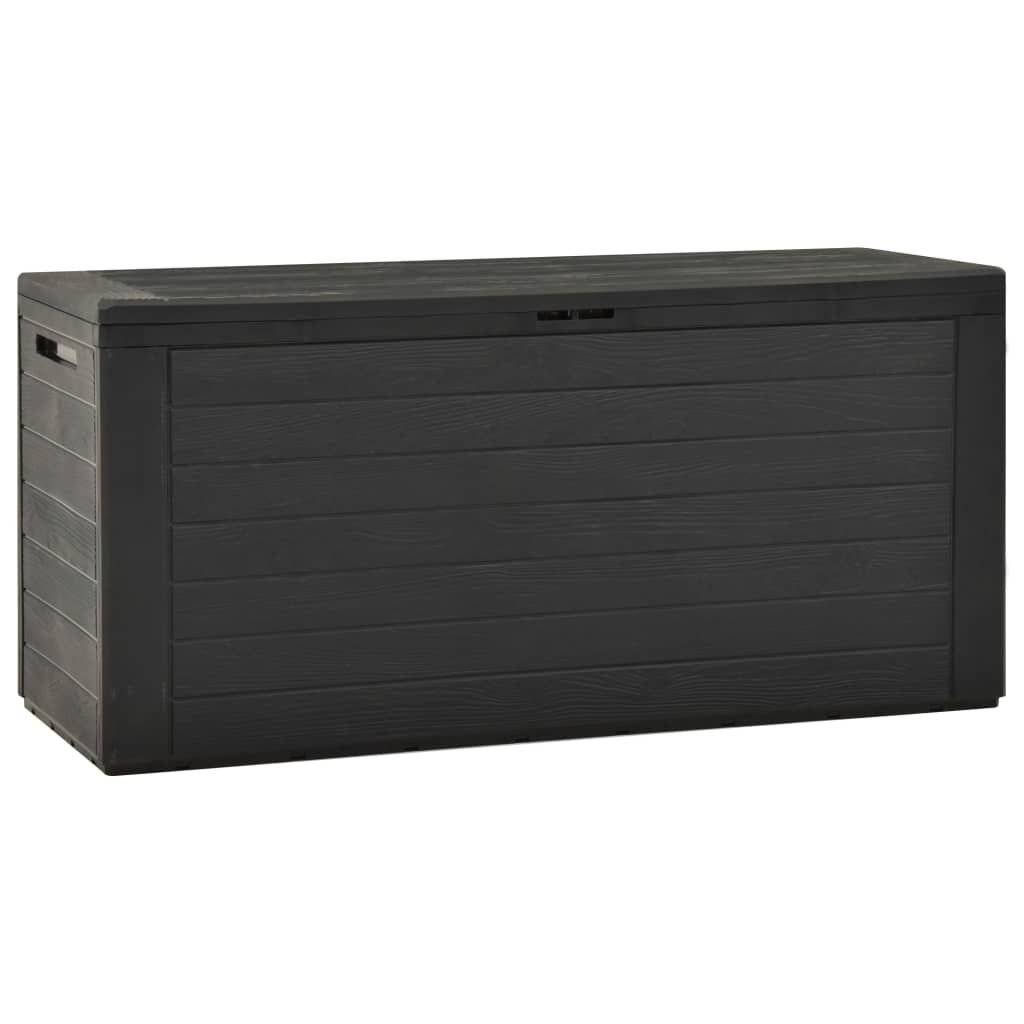 vidaXL Garden Storage Box Anthracite