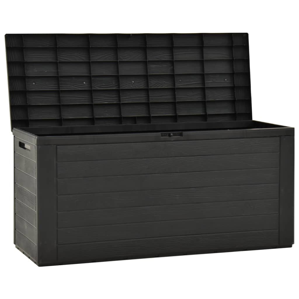 vidaXL Garden Storage Box Anthracite