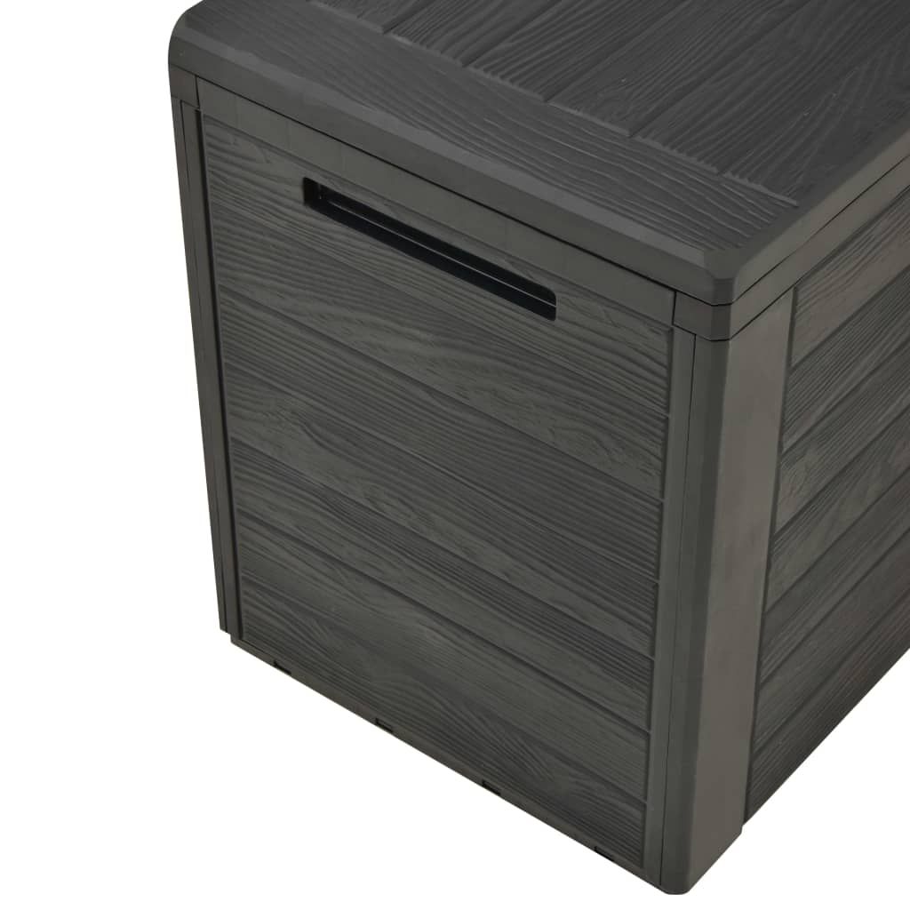 vidaXL Garden Storage Box Anthracite