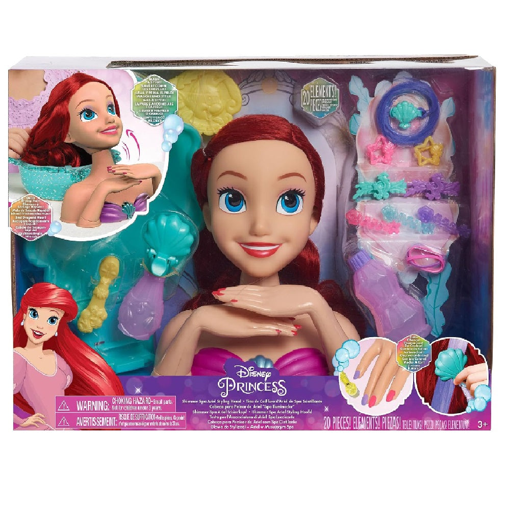 Just Play Disney Princess Feature Spa Styling Head -Ariel