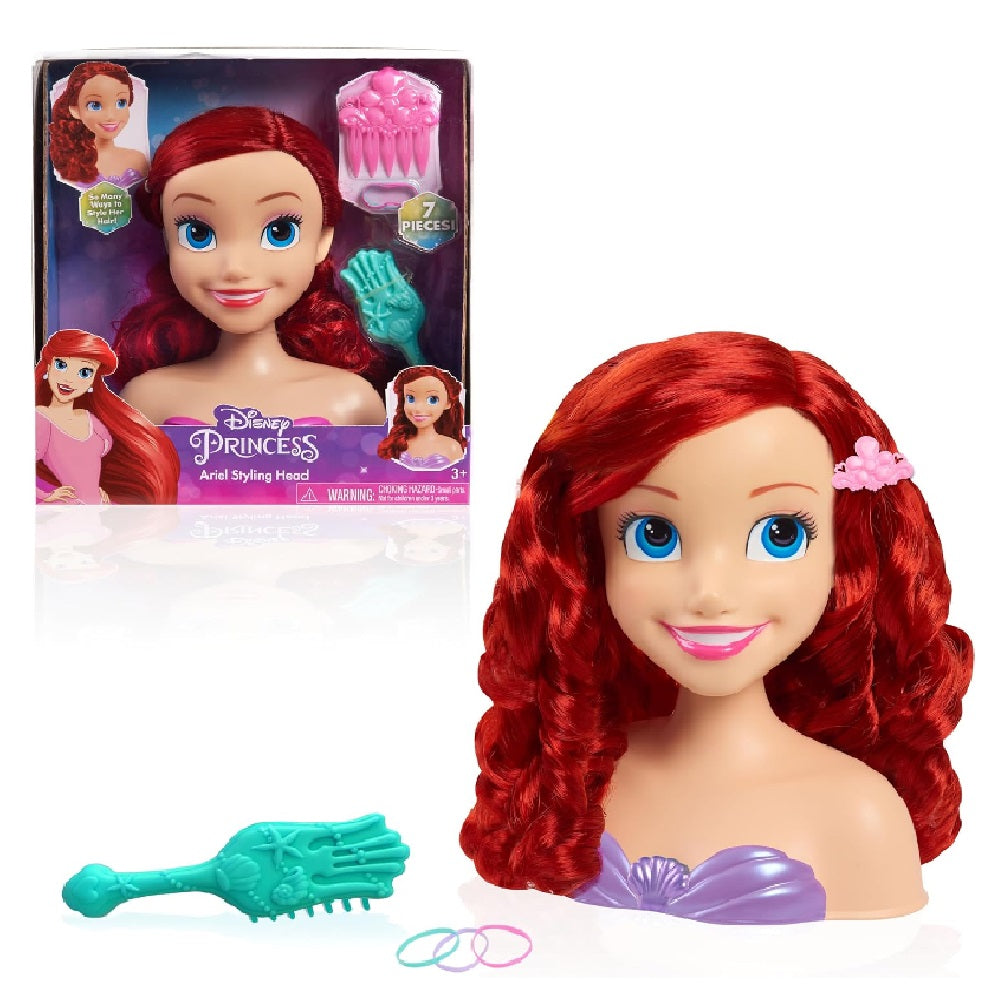 Just Play Disney Princess Small Styling Heads - Ariel