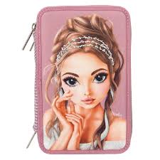 TOPModel - Triple Pencil Case TM Glitter Queen