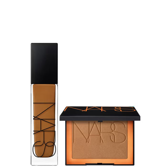 NARS Natural Longwear Foundation New Caldonia and Laguna Bronzing Powder
