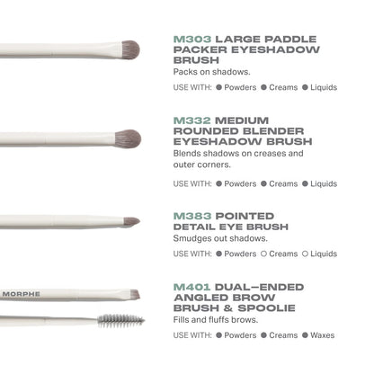 Morphe Best Of Blends 8-Piece Face & Eye Brush Set