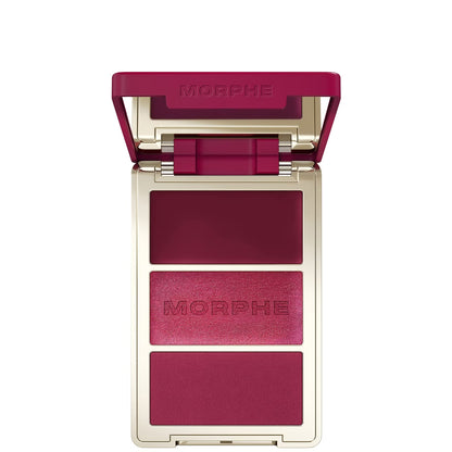 Morphe Cheek Thrills Multi-Finish Face Trio - Wine & Dine