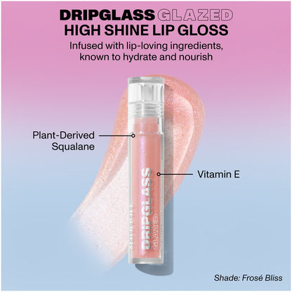 Morphe Aurascape Dripglass Glazed Highshine Pearlized Lip Gloss 3.8ml - Cosmic Coral